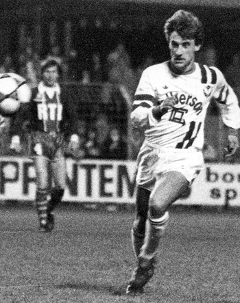 Attaquant de 1982 à 1987 (162 matchs, 30 buts)